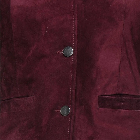 NWOT Real Suede Jacket - Picture 4 of 5
